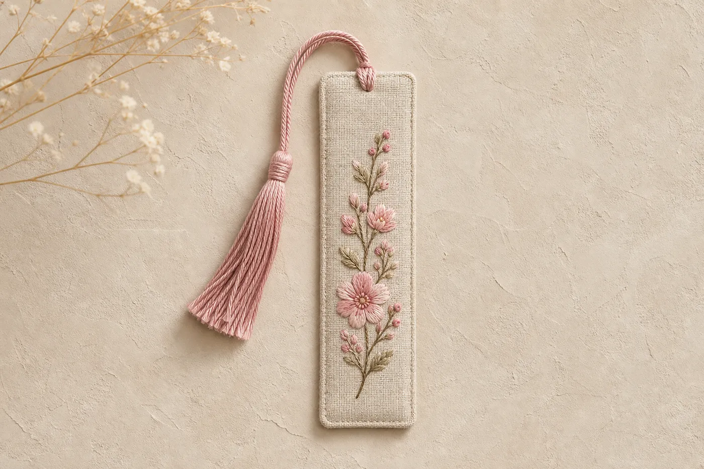 The Embroidered Bookmark