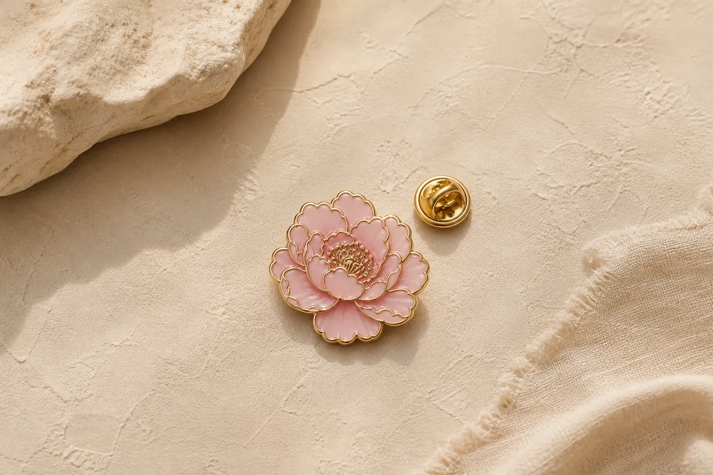 The Enamel Flower Pin
