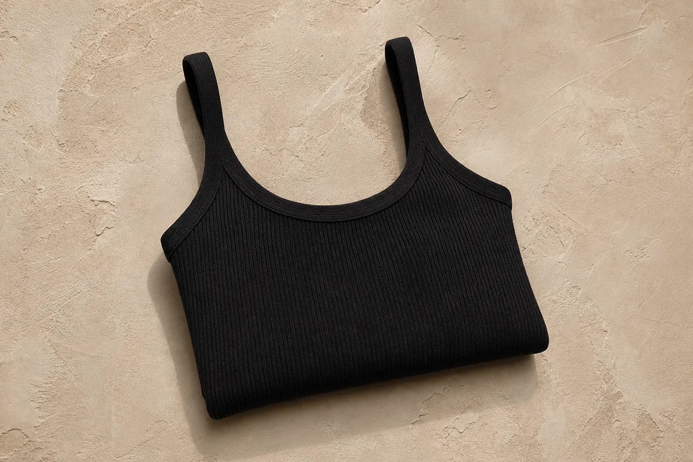 The Ribbed Cotton Tank